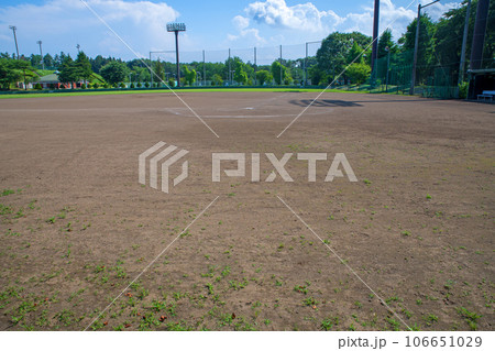 真夏の高原野球場　昭和村　総合運動運動公園 106651029
