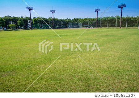 真夏の高原野球場　昭和村　総合運動運動公園 106651207