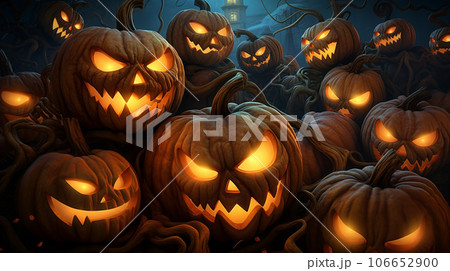 Enchanted Pumpkin Gala: Glowing Jack-o'-Lantern Gathering 106652900