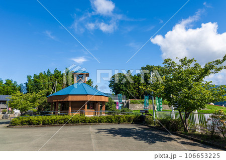 駅舎と周辺風景　南阿蘇水の生まれる里白水高原駅「南阿蘇鉄道　全線開通」 106653225