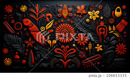 Cultural Fusion Tapestry 106653335