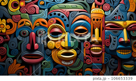 Cultural Fusion Tapestry Cultural Fusion Tapestry 106653339