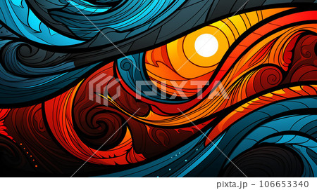 Cultural Fusion Tapestry 106653340