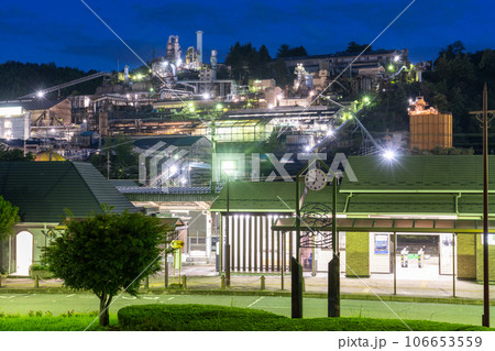 《群馬県》安中駅・工場夜景 106653559