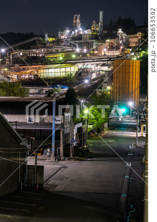 《群馬県》安中駅・工場夜景 《群馬県》安中駅・工場夜景 106653592