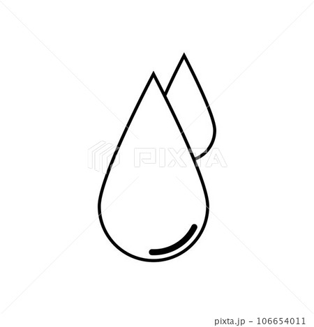 water drop icon logo vector design 106654011