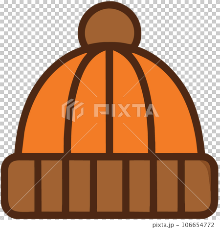 Winter hat icon isolated on white background. Winter hat icon. Vector illustration for autumn Generative AI 106654772