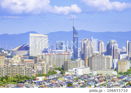 美しい福岡の都市風景 106655710