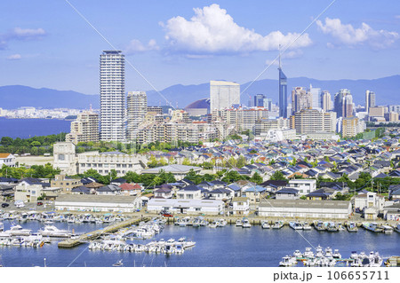 美しい福岡の都市風景 美しい福岡の都市風景 106655711