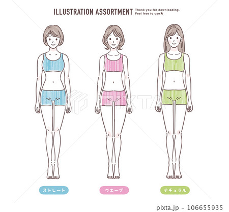 人物イラスト素材セット 人物イラスト素材セット 106655935