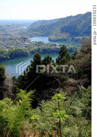 山から見下ろす春の津久井湖 【相模原市津久井 4月】 山から見下ろす春の津久井湖 【相模原市津久井 4月】 106659231