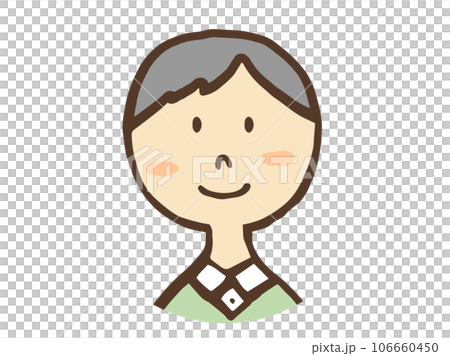 Cute Respect for the Aged Day grandpa/hand-drawn illustration material Cute Respect for the Aged Day grandpa/hand-drawn illustration material 106660450