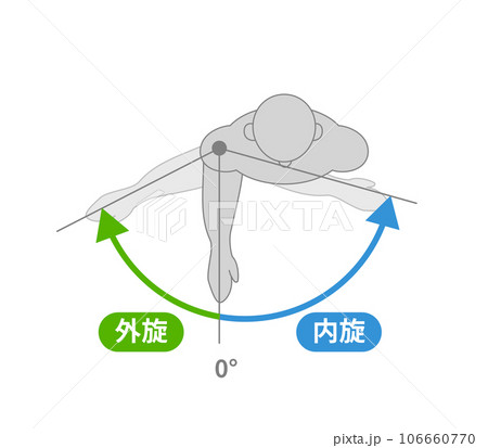 肩関節の動作と運動方向 肩関節の動作と運動方向 106660770