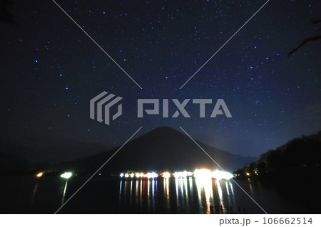 北の星空/栃木県日光市中善寺湖 北の星空/栃木県日光市中善寺湖 106662514