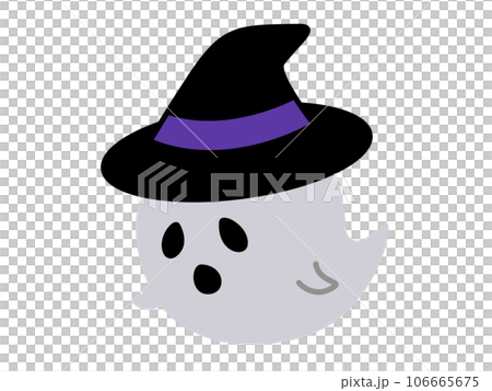 かわいいハロウィンオバケ/輪郭線なし 106665675