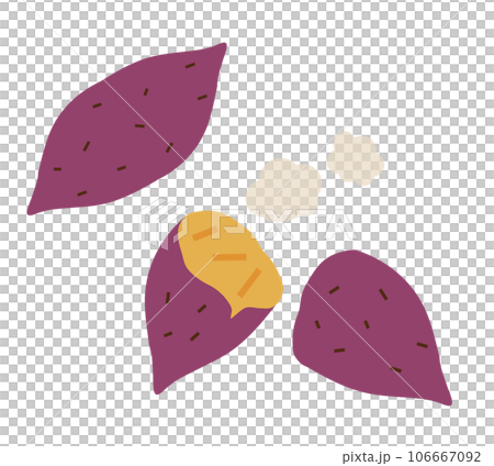 焼き芋のイラスト 106667092