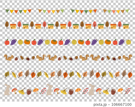 秋季裝飾邊框集 秋季裝飾邊框集 106667100