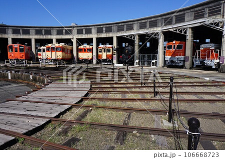 岡山県津山市にある鉄道に関する事物を展示する博物館「津山まなびの鉄道館」 岡山県津山市にある鉄道に関する事物を展示する博物館「津山まなびの鉄道館」 106668723