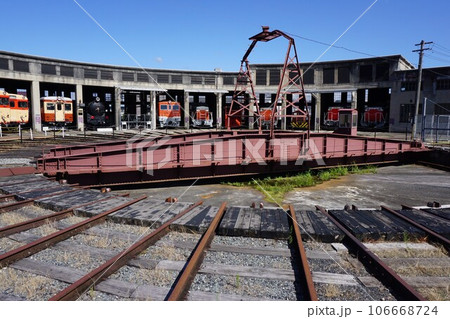 岡山県津山市にある鉄道に関する事物を展示する博物館「津山まなびの鉄道館」 106668724