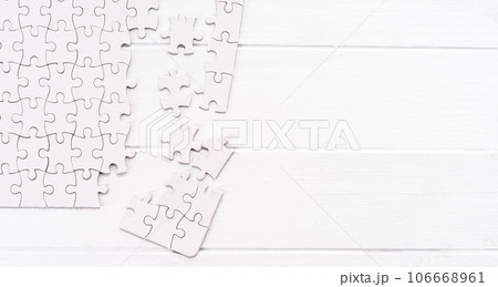 Matching pieces of puzzle Matching pieces of puzzle 106668961