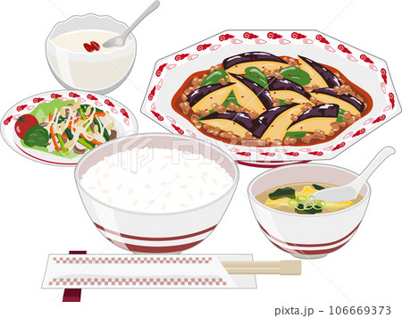 麻婆茄子定食 106669373