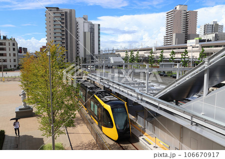 開業前の宇都宮ライトレール試運転列車(LIGHTLINE) 開業前の宇都宮ライトレール試運転列車(LIGHTLINE) 106670917