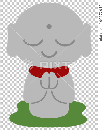 かわいいお地蔵様 かわいいお地蔵様 106672052