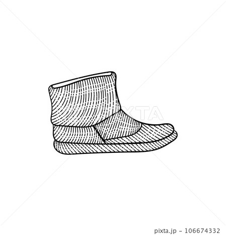 Shoes casual modern vintage art creative design 106674332