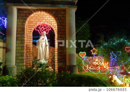 ナイトシーン 夕映 夜景 106676085