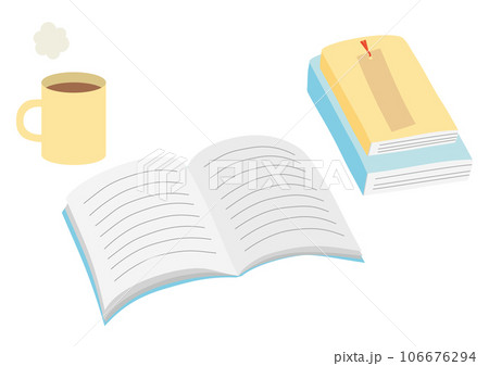 読書の秋イラスト_3 読書の秋イラスト_3 106676294