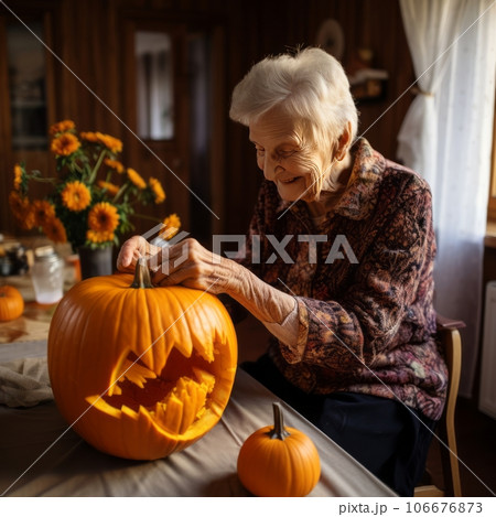 High angle of female in casual clothes sitting at wooden table and looking at each other while resting in cozy room 106676873