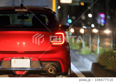 車のテールランプ 車のテールランプ 106677510