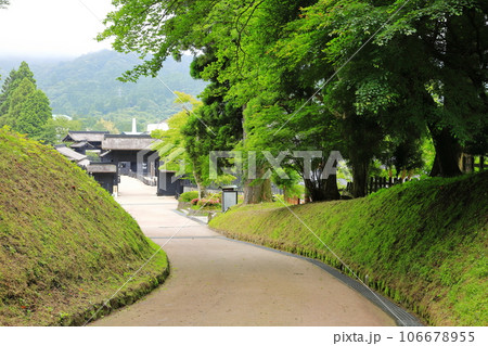雨の箱根関跡 神奈川県 雨の箱根関跡 神奈川県 106678955