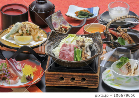 松茸づくし会席　秋定食　和食 106679650