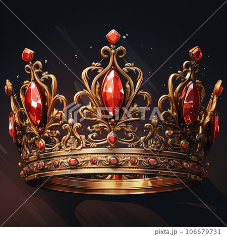 赤い宝石の王冠 106679731