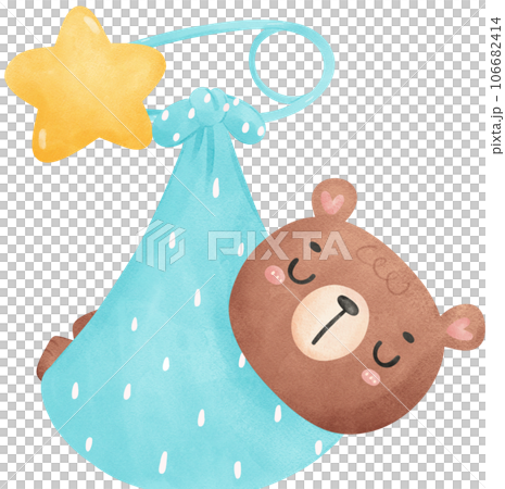 cute teddy bear baby shower boy watercolor hand painting illustration cute teddy bear baby shower boy watercolor hand painting illustration 106682414