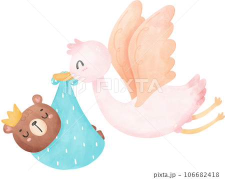 cute teddy bear baby shower boy watercolor hand painting illustration cute teddy bear baby shower boy watercolor hand painting illustration 106682418