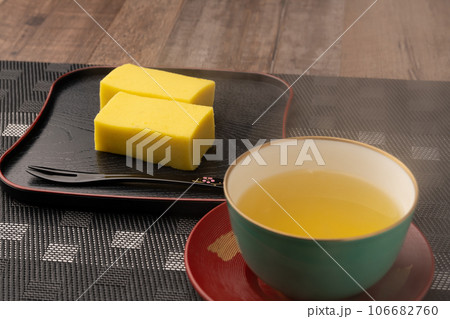 芋羊羹 お茶 芋羊羹 お茶 106682760