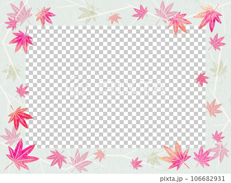 秋葉楓樹框架 秋葉楓樹框架 106682931