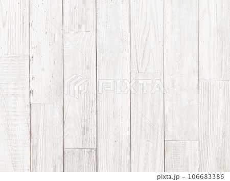 明るく淡い白木色の木目の粗い製材の古びた板壁の横長の背景画像2 明るく淡い白木色の木目の粗い製材の古びた板壁の横長の背景画像2 106683386