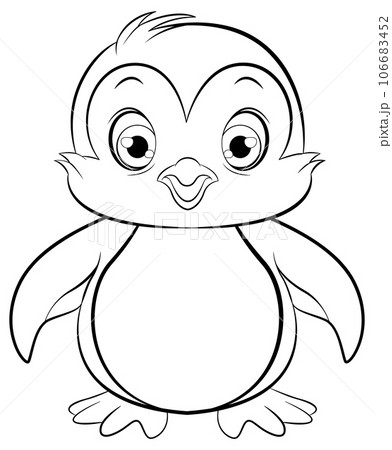 Walking Penguin Cartoon 106683452