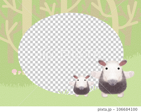 ミナミコアリクイの背景(画用紙) ミナミコアリクイの背景(画用紙) 106684100