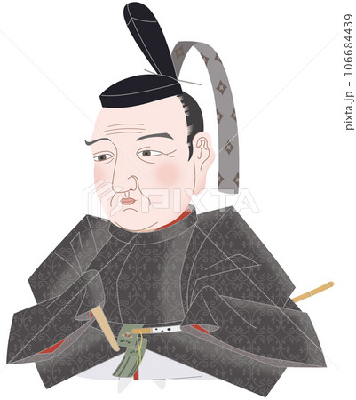 徳川光圀　肖像画　デフォルメ 106684439