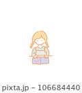 勉強する女の子 106684440