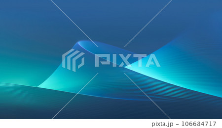 Abstract Futuristic Business Background in Blue Tones 106684717