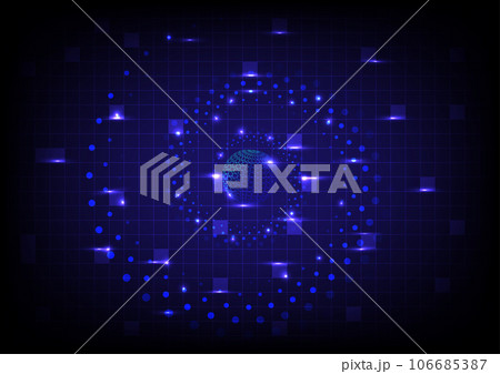 Abstract background nucleus hub antenna...のイラスト素材 [106685387] - PIXTA