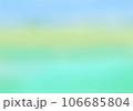 背景素材　エメラルドグリーンの清流、新緑、青空、のイメージ　色薄め 106685804