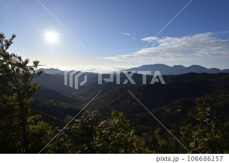 帝釈山から田代山へ、登山、福島県 106686257