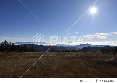 帝釈山から田代山へ、登山、福島県 帝釈山から田代山へ、登山、福島県 106686685