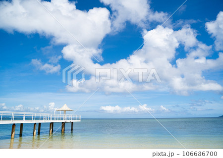 石垣島 フサキビーチからの眺め 石垣島 フサキビーチからの眺め 106686700